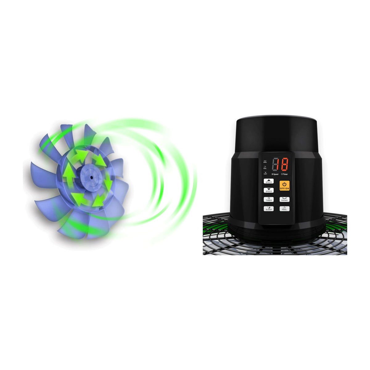 Lothar Wandventilator 45 cm