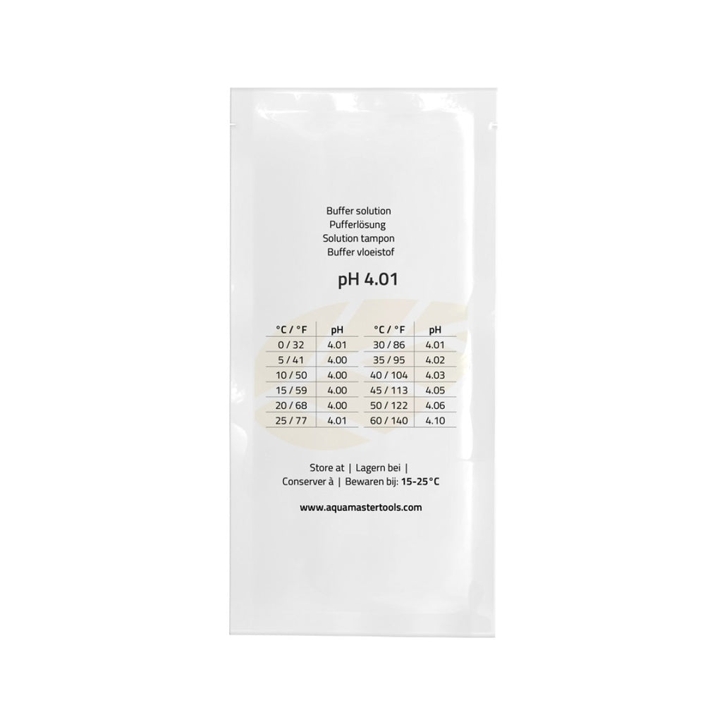 Aquamaster Kalibrierlösung pH 4.01 – 20 ml Beutel