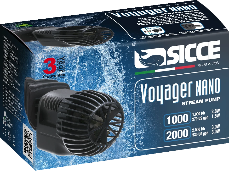 Sicce Voyager Nano 2000 mit Magnethalterung